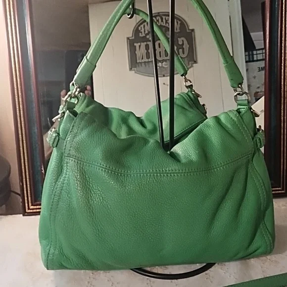 Kate Spade VGC Green 100% Cow Leather Shoulder Bag. Pebbled. - Picture 6 of 16